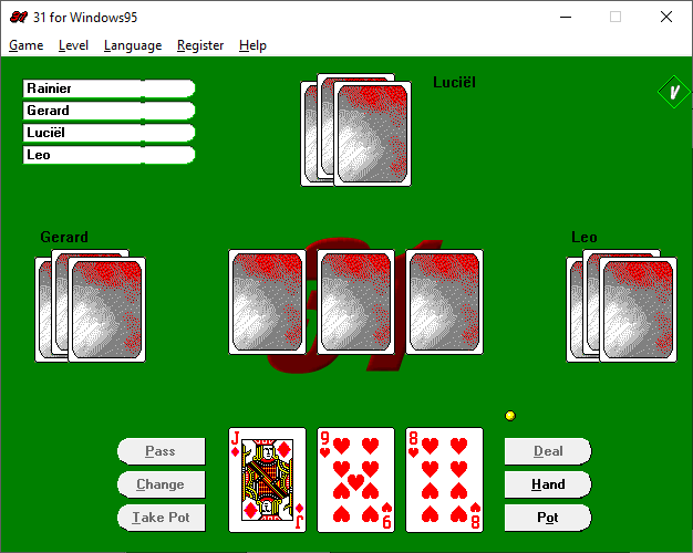 Game 31 for Windows screenshot